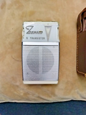 Vintage collectibles Zephyr model ZR-620  Transistor Radio original leather case picture