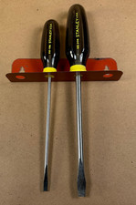 Vintage Stanley USA Workmaster 66-206 66-196 Flat/Slotted Screwdriver + Rack picture