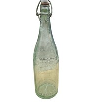 Antique Phillips Bros Champion Bottling Works Baltimore Bottle Porcelain Stopper picture