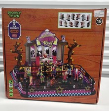 LEMAX Spooky Town DJ Decay's Roller Rink Rave Set Illuminated Musical #44402 picture