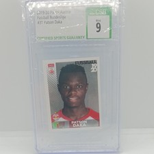 Patson Daka #31 Panini Soccer 2019/20 Rookie Sticker - RB Salzburg CSG 9 picture