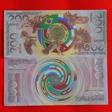 BRICS Summit Advertised Global Note 10 pcs X 200 Value Commemorative Bills UNC picture