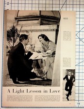 1958 Cary Grant Ingrid Bergman Indiscreet Movie Article Magazine Page picture