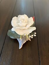 Limited Edition Boehm Porcelain Bridal Rose with Baby's Breath picture