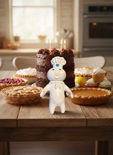 Vintage 1971 Pillsbury Doughboy Poppin' Fresh Swivel Head 7.25