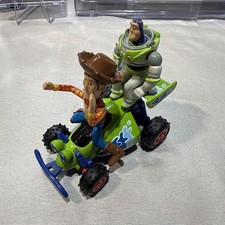 WDW Thinkway Toy 2001 Disney Stars & Motor Cars Parade MGM Buzz Woody Car Pixar picture
