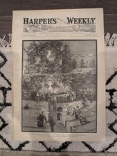 Harper’s Weekly – March 19, 1887 – Henry Ward Beecher Funeral, Geronimo’s Son, C picture