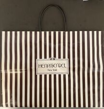Set of Two Henri Bendel New York Gift Bag & Shopping Bag picture