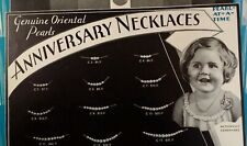 Pearl Necklace Jewelry 1931 Catalog Page L. Krower New Orleans LA Rare VHTF  picture