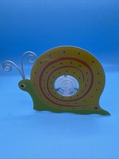 Wimsical Snail Shaped Tealight Candle Holder New w/o Tag picture