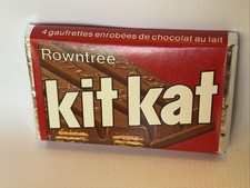 Original 1968 Vintage Rowntree’s Kit Kat Chocolate Bar Sealed Candy Bar Rare NOS picture