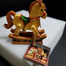 Rocking Horse Santa’s Helpers Wood Toy Makers Limited Edition picture