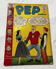 Vintage Pep Comics #124 (Nov 1957) Silver Age Archie - Katy Keene Pinup Intact picture