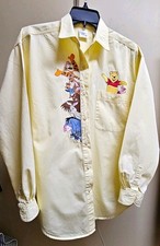 Vintage 90s Disney Store Winnie The Pooh Long Sleeve Shirt Women's XL picture