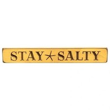 Stay Salty Engraved Block picture
