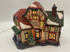 Holiday Time Walton's 5 & 10 Lighted Christmas Village Building Vtg 1990s picture
