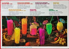 vintage SEA WORLD San Diego. 7x5 postcard. HAWAIIAN PUNCH Village RECIPES. 1972 picture