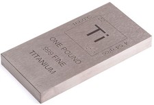Pure 999 Fine Pure Titanium Bar 1 Pound Periodic Table Design Ingot Element Ti picture