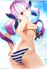 B. Minato Aqua B2 Summer Tapestry Virtual YouTuber C96 Japan Used Japan picture