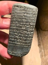 Sumerian / Babylon Cuneiform tablet - Ancient writing  Mesopotamia picture