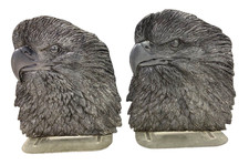 Patriotic Eagle Metal Book Ends picture