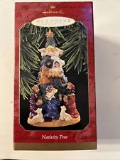 1997 Vintage Hallmark Keepsake Ornament Nativity Tree  picture