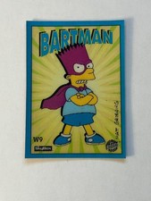 1993 Skybox The Simpsons Wiggle Insert #W9 BARTMAN, BART SIMPSON Nice shape picture