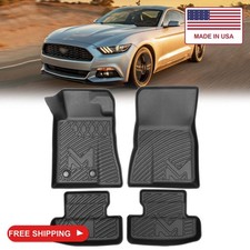 TPE Automotive Floor Mats Custom for 2015-2026 Ford Mustang, All Weather Cover P picture
