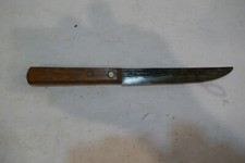 Vintage Taiwan Stamped   Wood Handle  Full Size kitchen  knife vintage  9 inch picture