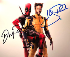 Ryan Reynolds, Hugh Jackman Signed DEADPOOL 8x10