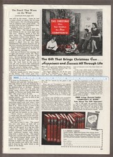 1941 COMPTON'S ENCYCLOPEDIA XMAS Magazin AD~PICTURE PUZZLE Story Book/Hans Kreis picture