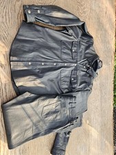 Harley Davidson Mens Leather Set - XL Light Jacket and Size 40 Leather Pants Set picture