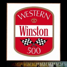 WINSTON Western 500 Riverside Raceway - Orig Vintage Racing Decal/Sticker NASCAR picture