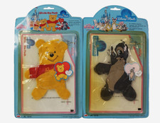 (Lot of 2) NEW Vintage Disney Winnie-The-Pooh Eoyre & Tigger Puffet Stuffets picture