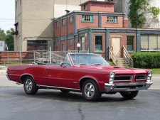 Cars 1965 pontiac tempest lemans gto convertible muscle Art Print Poster 11x17 picture