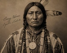 pt243 Crazy Horse Chief Native American 