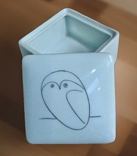 Pablo Picasso Vintage Owl Royal Tettau Trinket Bx Homage Collection Bavaria MCM picture