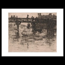 Frank Duveneck - San Pietro in Castello (Small Plate) (1883) Art Card Print picture