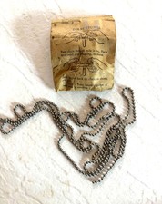 WW11 nickel dog tag chain with original envelope NS Meyer, Inc. N.Y, picture