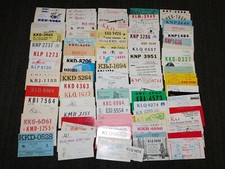 VINTAGE 100 OLD CAR CB CITIZEN BAN RADIO CBER HANDLE ID CARDS MOSTLY NY LOT picture