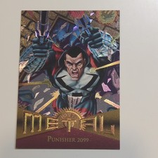 Fleer 1996 Marvel Metal Insert Metal #50 Punisher 2099 Non-Sport Trading Card picture