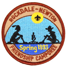 1993 Spring Friendship Camporee Rockdale-Newton Patch Boy Scouts BSA picture