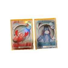 Topps Chrome Disney 2016 Refractor 2-Card Lot Sebastian #107 Eeyore #102 picture