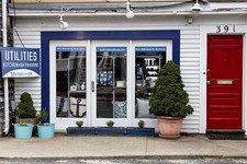 Photo:Provincetown Massachusetts 1900s Shopfront Red Door Cape Cod Shop picture