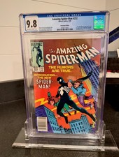 1984 AMAZING SPIDER-MAN #252 CGC 9.8 Mint NEWSSTAND EDITION - 1ST BLACK COSTUME picture