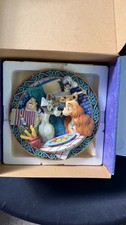 Walt Disney's Lady and the Tramp A Beautiful Bella Notte Collectible Plate. picture