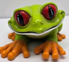 Vintage Rainforest Cafe RFC Restaurant CHA-CHA Tree Frog action Figure Toy Large picture