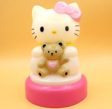 Vintage Collector's Gem Sanrio Hello Kitty w/Bear Light 90's Retro Rare Japan picture