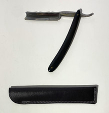 H. Boker & Co Straight Razor No. 1056 Black w/ Sleeve Shave Ready or Close picture