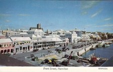 Postcard Front Street Hamilton Bermuda picture